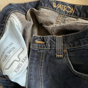 Kimes Ranch “Watson” Blue Jeans. 34x38